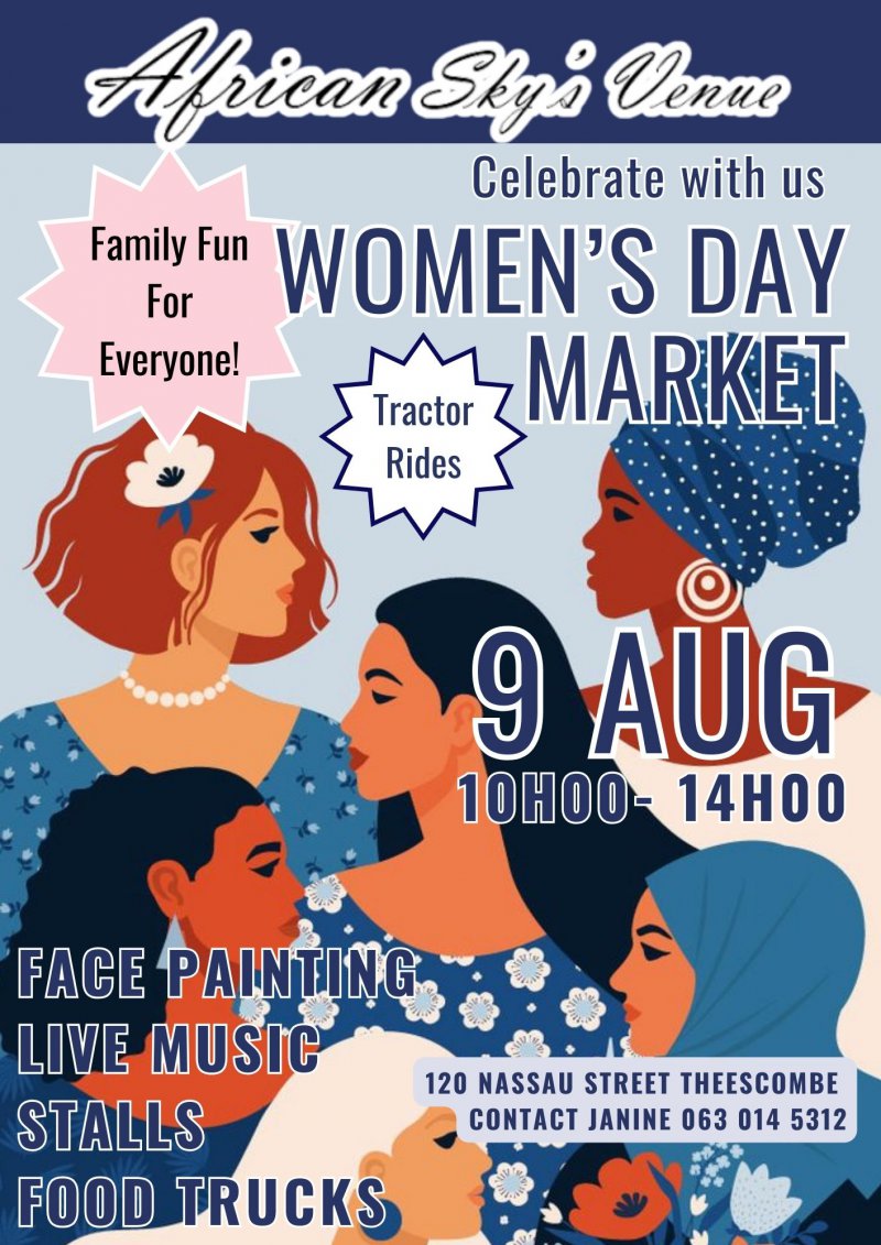 African Sky's Venue  Women's Day Market 