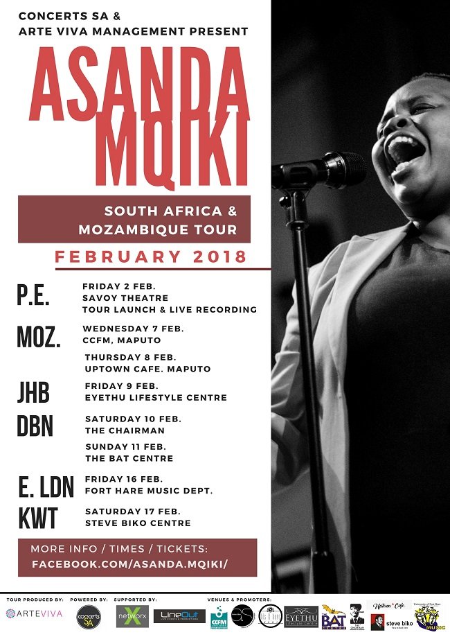 Asanda Mqiki Album live recording and Tour Launch