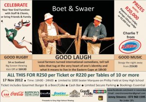 Boet and Swaer