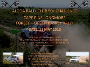 Cape Pine Longmore Forest / Ocean Basket Rally