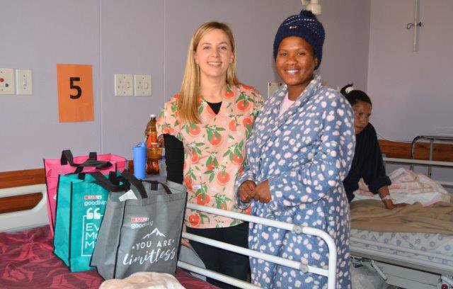 Care pack donations boost prem moms at Dora Nginza