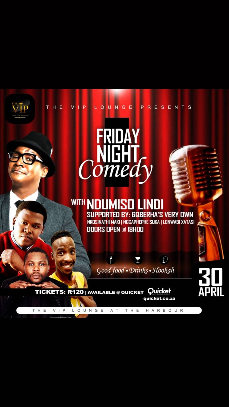 Friday Night Comedy with Ndumiso Lindi