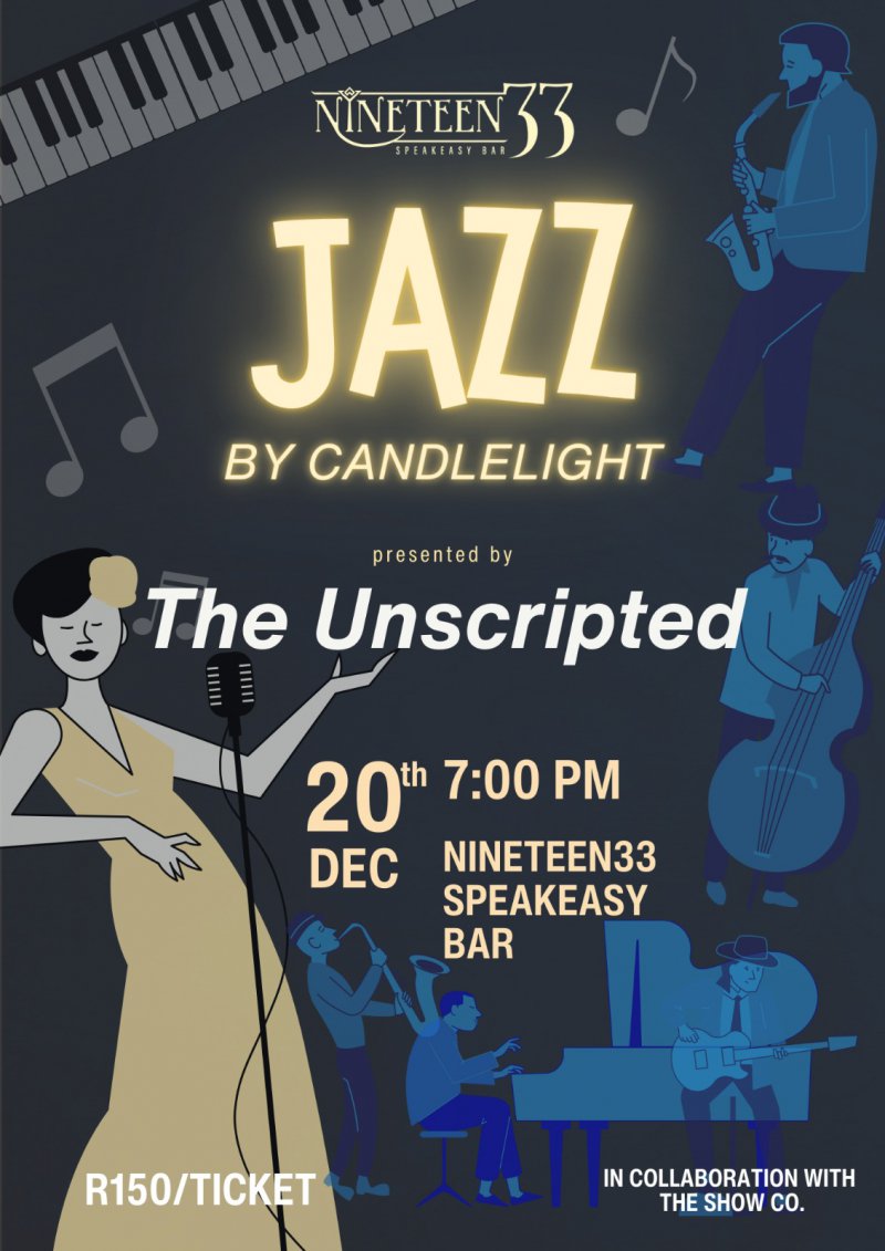 Jazz By Candlelight presented by The Unscripted! 