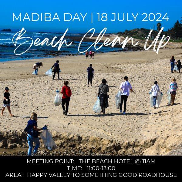Madiba Day Beach Clean Up!