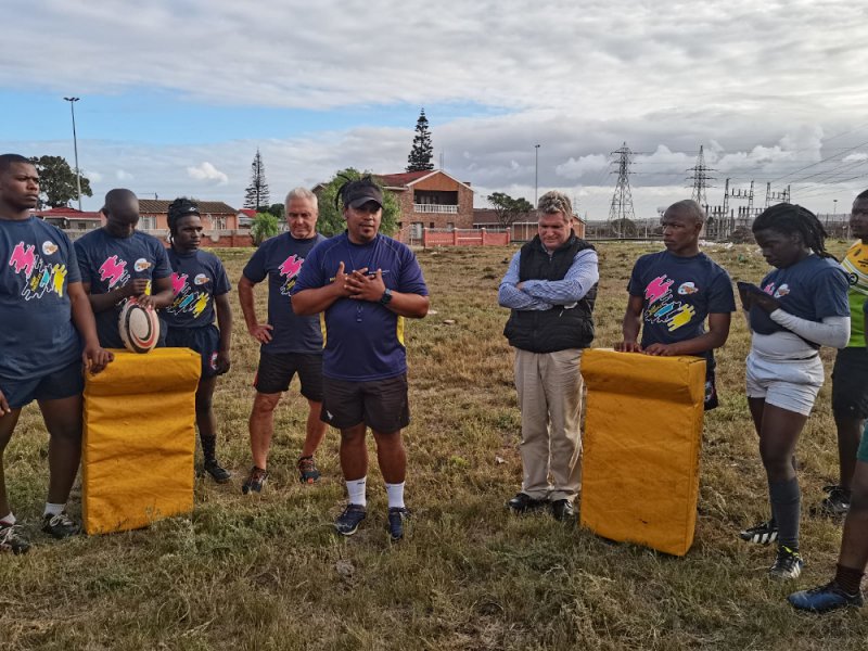 Madibaz Rugby passes the ball forward with outreach project