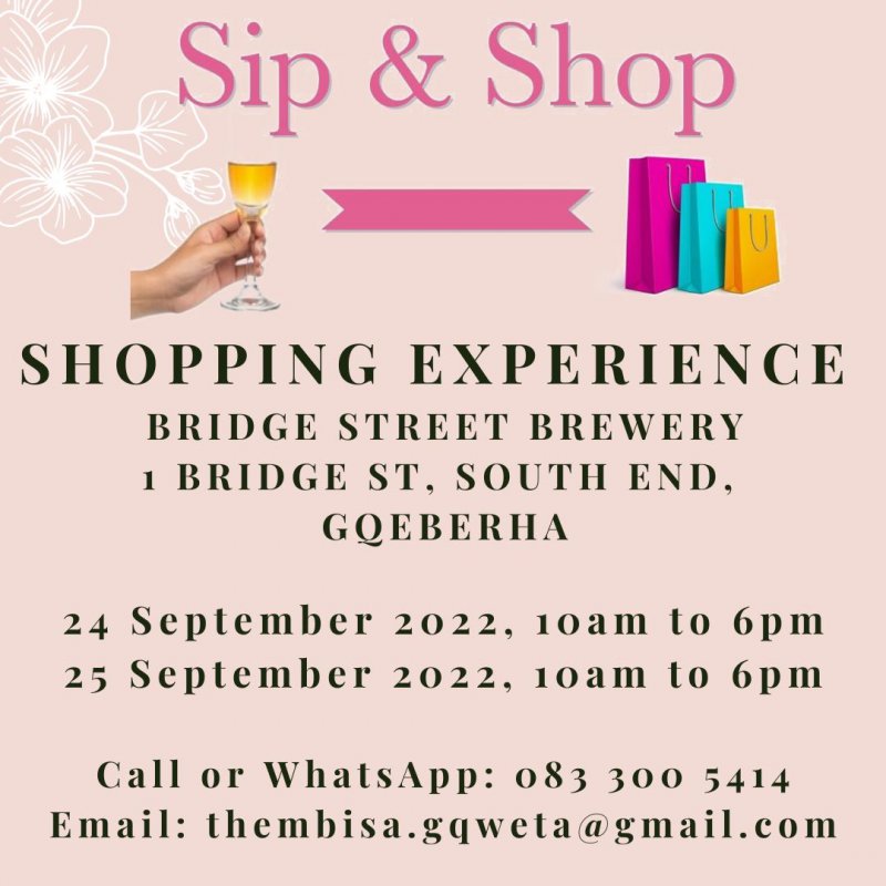 Sip and Shop Pop-up 